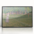 Baroque Art Elegant Garden Scene - Impressionist Baroque Art Print