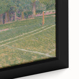 Baroque Art Elegant Garden Scene - Impressionist Baroque Art Print