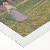 Baroque Art Elegant Garden Scene - Impressionist Baroque Art Print