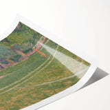 Baroque Art Elegant Garden Scene - Impressionist Baroque Art Print