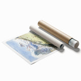 Impressionist Mountain Landscape Wall Art - Sargent's Alpine Print