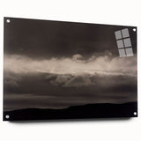 Monochrome Cloudscape - Moody Modern Wall Art in Black and White