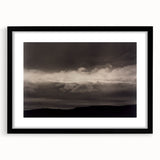 Monochrome Cloudscape - Moody Modern Wall Art in Black and White