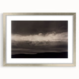 Monochrome Cloudscape - Moody Modern Wall Art in Black and White