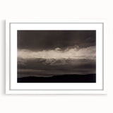 Monochrome Cloudscape - Moody Modern Wall Art in Black and White