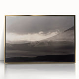Monochrome Cloudscape - Moody Modern Wall Art in Black and White