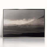 Monochrome Cloudscape - Moody Modern Wall Art in Black and White