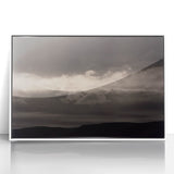 Monochrome Cloudscape - Moody Modern Wall Art in Black and White