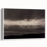Monochrome Cloudscape - Moody Modern Wall Art in Black and White
