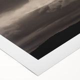 Monochrome Cloudscape - Moody Modern Wall Art in Black and White
