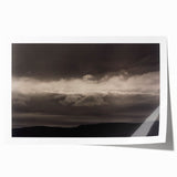 Monochrome Cloudscape - Moody Modern Wall Art in Black and White