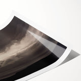 Monochrome Cloudscape - Moody Modern Wall Art in Black and White