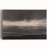 Monochrome Cloudscape - Moody Modern Wall Art in Black and White