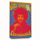 Jimi Hendrix Retro Wall Art – Psychedelic Vintage Experience Print