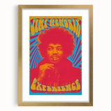 Jimi Hendrix Retro Wall Art – Psychedelic Vintage Experience Print