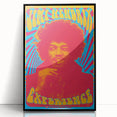 Jimi Hendrix Retro Wall Art – Psychedelic Vintage Experience Print