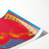 Jimi Hendrix Retro Wall Art – Psychedelic Vintage Experience Print