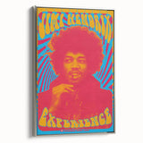 Jimi Hendrix Retro Wall Art – Psychedelic Vintage Experience Print