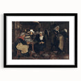 Realism Art Print of Fisherwomen Working – Classical Realism Canvas Art