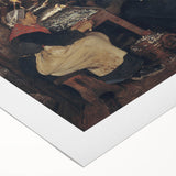 Realism Art Print of Fisherwomen Working – Classical Realism Canvas Art