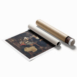 Realism Art Print of Fisherwomen Working – Classical Realism Canvas Art