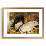 Classic Romantic Paintings: Three Oxen by John Singer Sargent