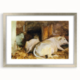 Classic Romantic Paintings: Three Oxen by John Singer Sargent