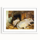 Classic Romantic Paintings: Three Oxen by John Singer Sargent