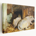 Classic Romantic Paintings: Three Oxen by John Singer Sargent