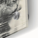 Modern Dining Room Art - Abstract Black and White Wall Decor