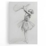 Abstract figurative stretched canvas artwork in vibrant colors, showcasing dynamic shapes and forms. Ideal for modern home decor and artistic expression.