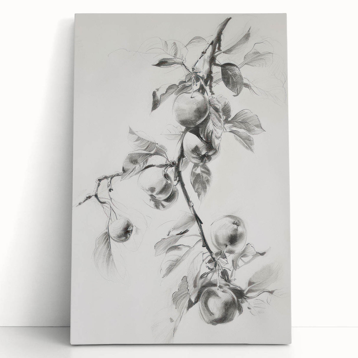 Colorful abstract floral canvas art featuring vibrant blooms in shades of pink, blue, and yellow. The artwork is displayed leaning against a neutral wall, adding a modern touch to home decor. Perfect for brightening up living spaces or as a unique gift.