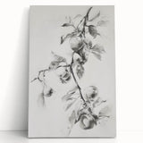 Colorful abstract floral canvas art featuring vibrant blooms in shades of pink, blue, and yellow. The artwork is displayed leaning against a neutral wall, adding a modern touch to home decor. Perfect for brightening up living spaces or as a unique gift.