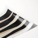 Contemporary Abstract Canvas – Neutral Black, Beige & Ivory Layers