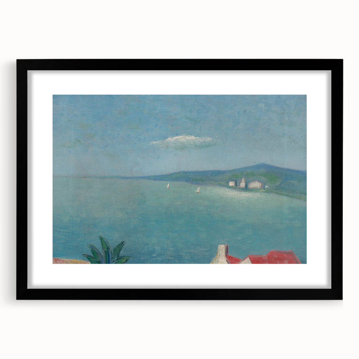 Tranquil Coastal Scene - Classic Baroque Landscape Art Print