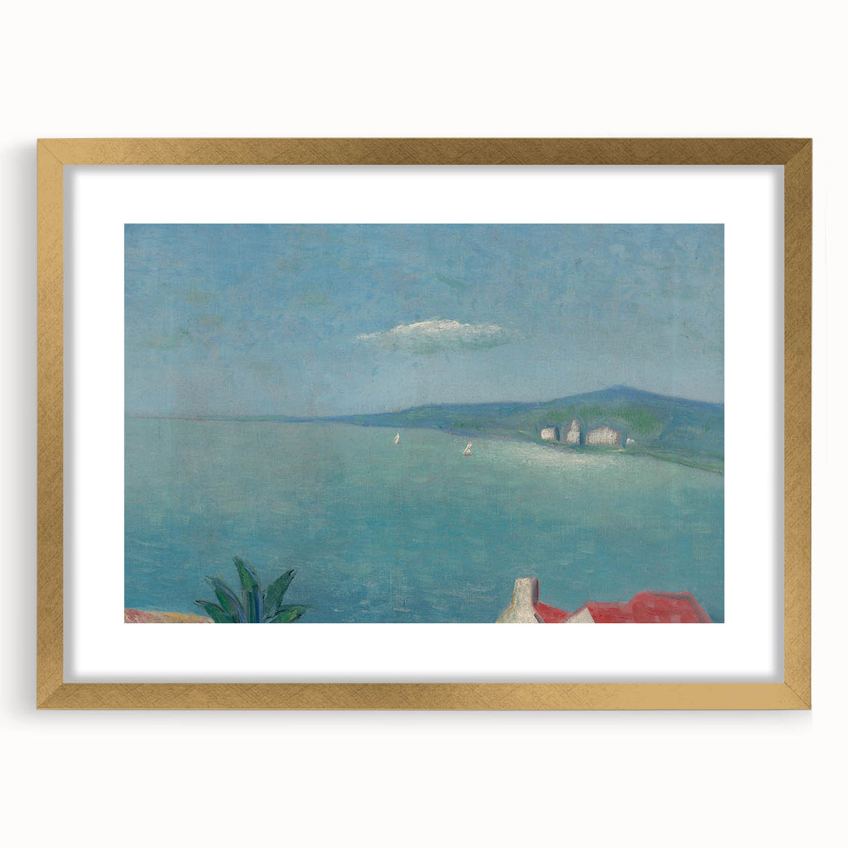 Tranquil Coastal Scene - Classic Baroque Landscape Art Print