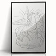 Expressionist Wall Art: Pegasus Flying Through Clouds