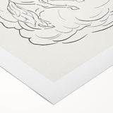 Expressionist Wall Art: Pegasus Flying Through Clouds