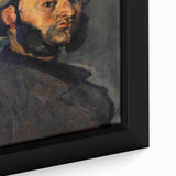 Impressionist Portrait Wall Art - Cézanne's Gustave Boyer in Straw Hat
