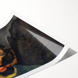 Impressionist Portrait Wall Art - Cézanne's Gustave Boyer in Straw Hat