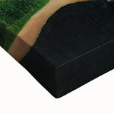 The Laundry Boat - Charming Modern Wall Art with Serene River Scene