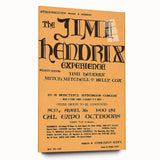 Jimi Hendrix Retro Wall Art – Vintage Concert Experience Print