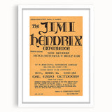 Jimi Hendrix Retro Wall Art – Vintage Concert Experience Print