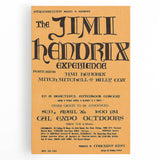 Jimi Hendrix Retro Wall Art – Vintage Concert Experience Print