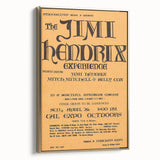 Jimi Hendrix Retro Wall Art – Vintage Concert Experience Print