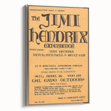 Jimi Hendrix Retro Wall Art – Vintage Concert Experience Print