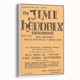 Jimi Hendrix Retro Wall Art – Vintage Concert Experience Print