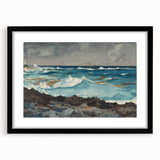 Seascape Realism Art – Waves at Nassau Fine Art Realism Print