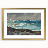 Seascape Realism Art – Waves at Nassau Fine Art Realism Print