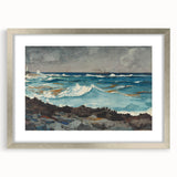 Seascape Realism Art – Waves at Nassau Fine Art Realism Print